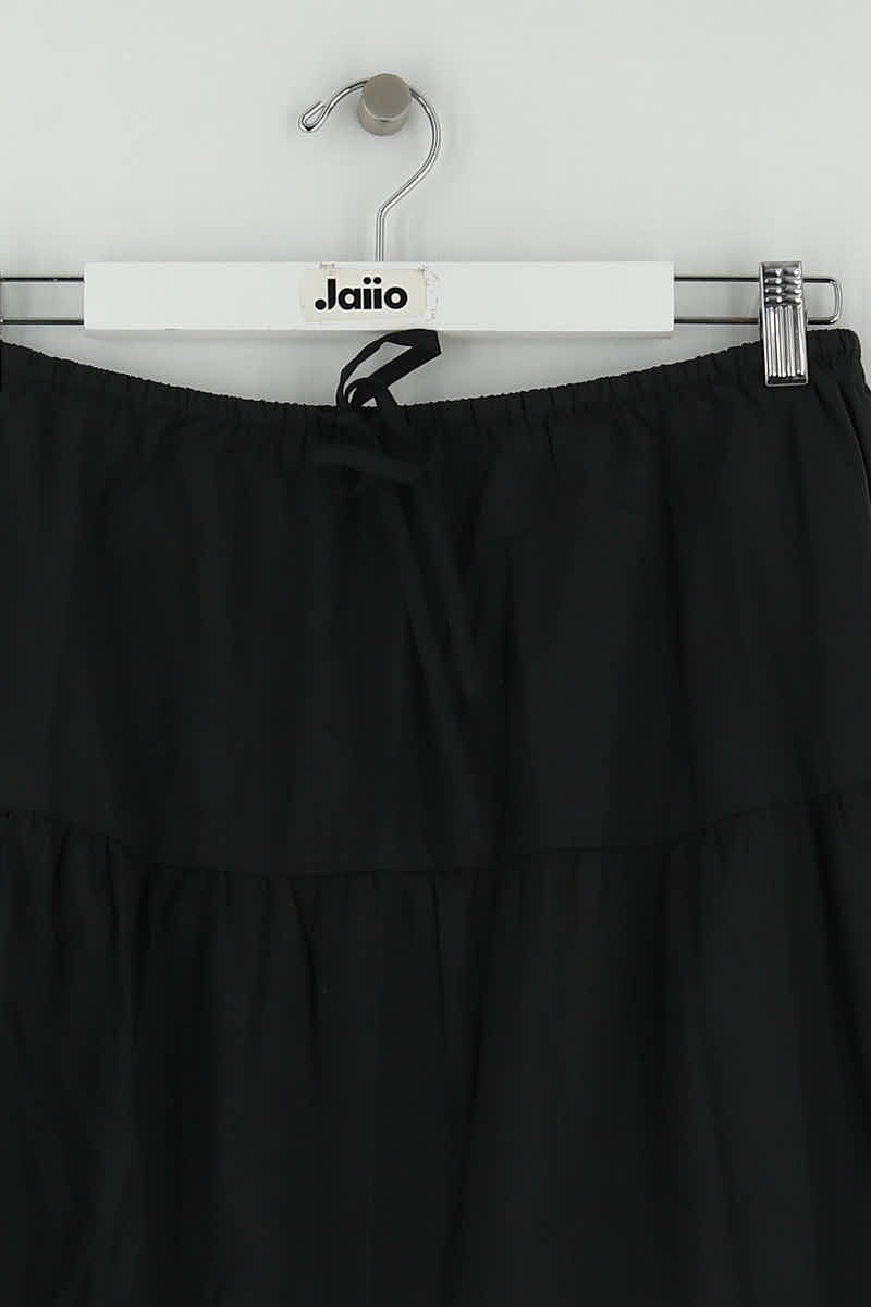 Jupe Rails Noir en Coton