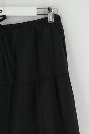 Jupe Rails Noir en Coton