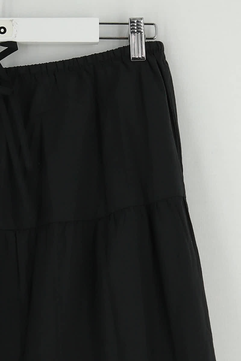 Jupe Rails Noir en Coton