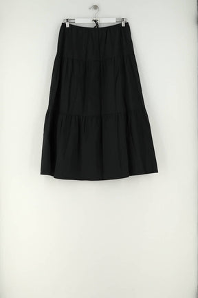 Jupe Rails Noir en Coton