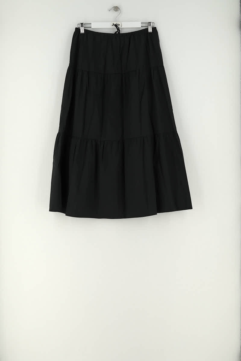 Jupe Rails Noir en Coton