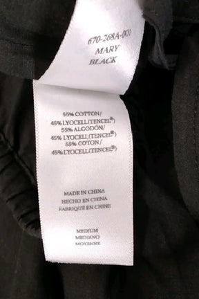 Jupe Rails Noir en Coton