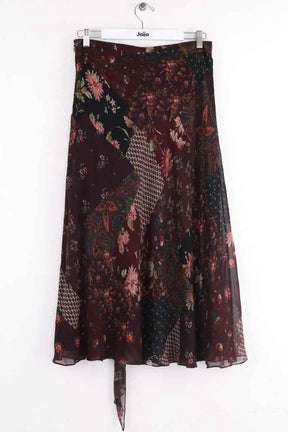 Jupe Ralph Lauren Marron en Soie