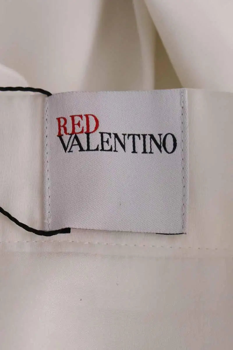 Jupe Red Valentino Blanc en Synthétique