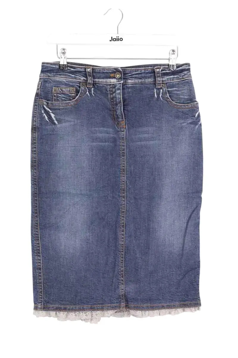 Jupe Red Valentino Bleu en Coton, taille M - Seconde Main
