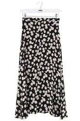 Jupe Reformation Noir en Synthétique, taille XS - Seconde Main