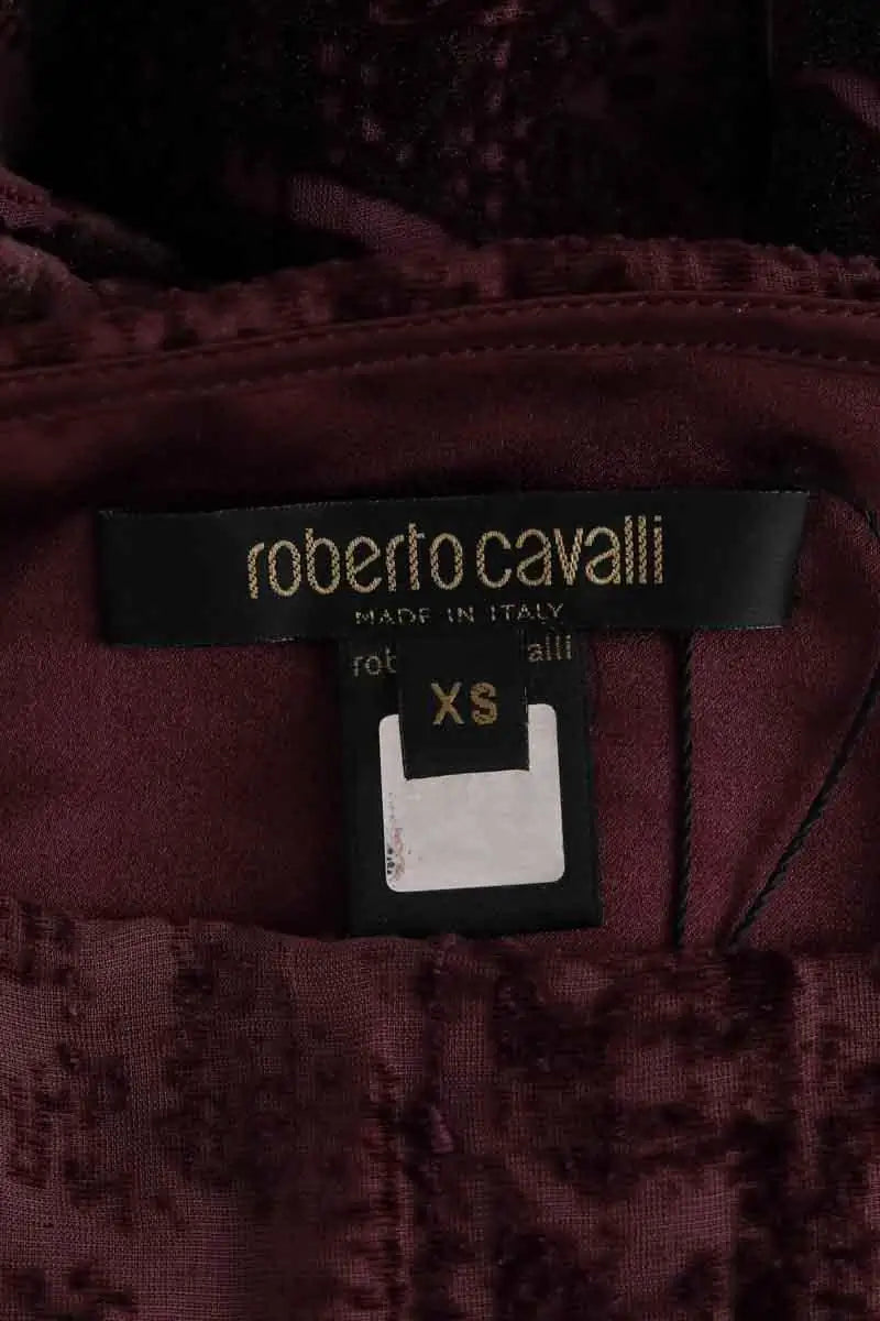 Jupe Roberto Cavalli Violet en Synthétique