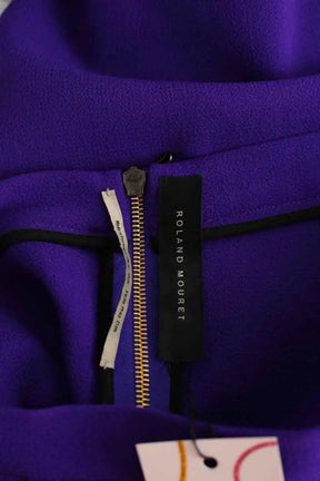 Jupe Roland Mouret Violet en Laine