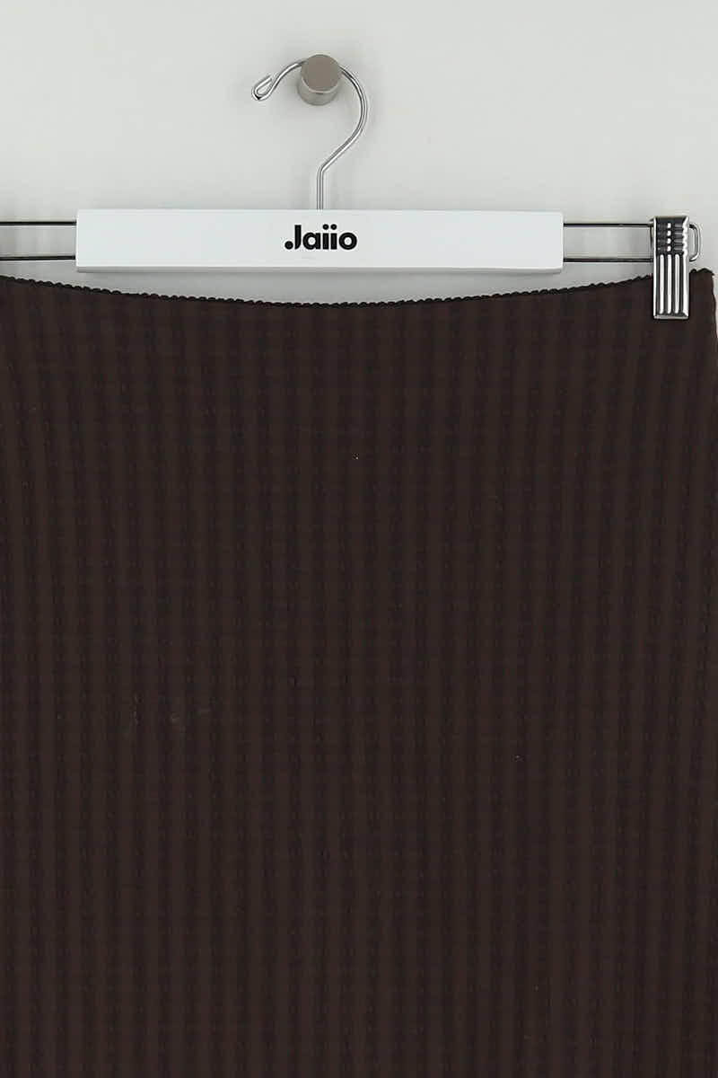 Jupe Rouje Marron en Coton