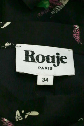 Jupe Rouje Noir en Synthétique
