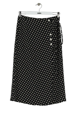 Jupe Rouje Noir en Viscose, taille S - Seconde Main