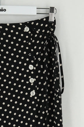Jupe Rouje Noir en Viscose