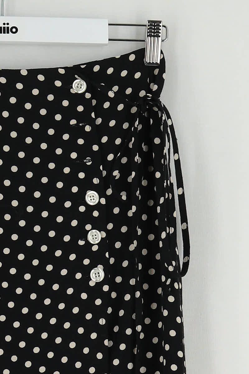 Jupe Rouje Noir en Viscose