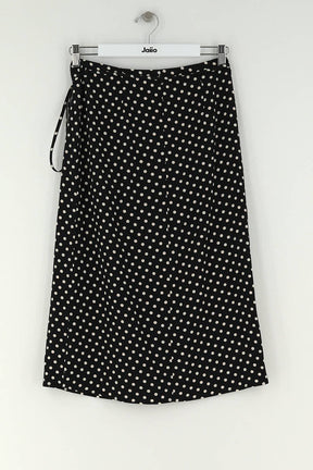 Jupe Rouje Noir en Viscose