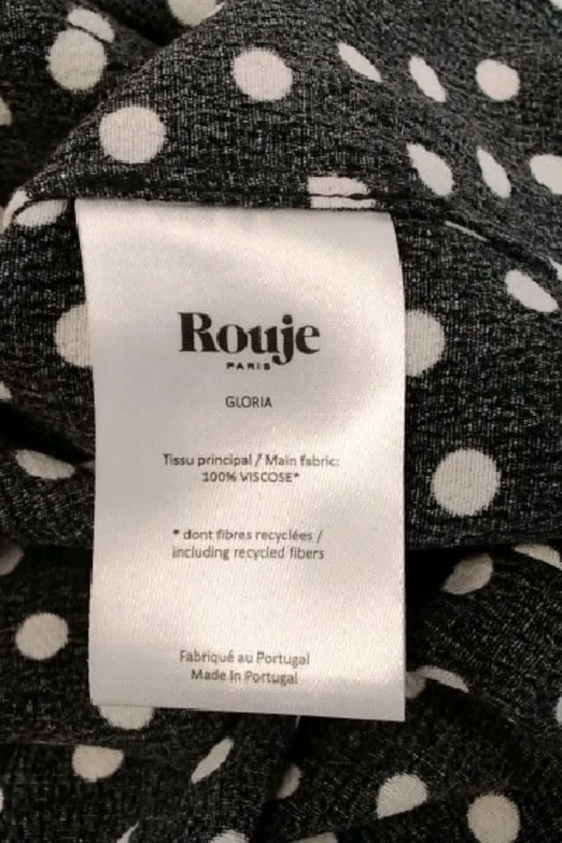 Jupe Rouje Noir en Viscose