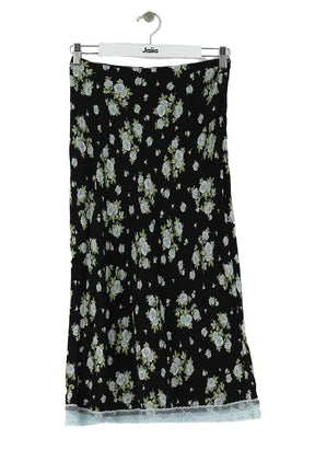 Jupe Rouje Noir en Viscose, taille S - Seconde Main