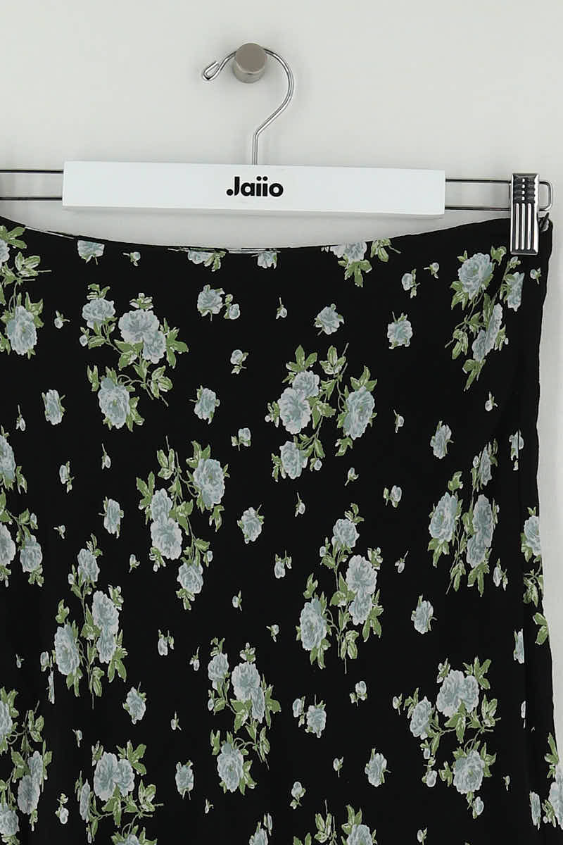 Jupe Rouje Noir en Viscose
