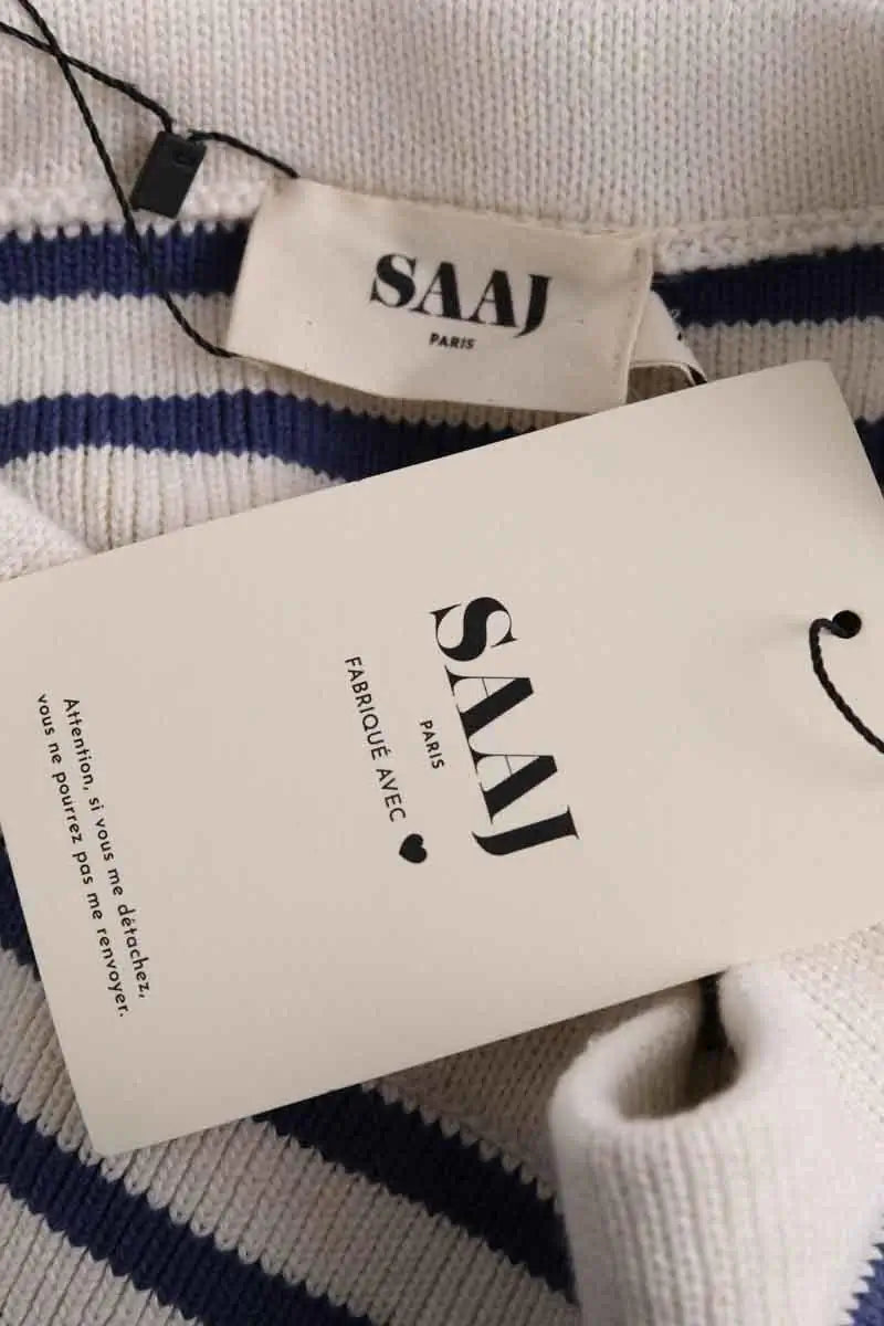 Jupe Saaj Blanc en Coton