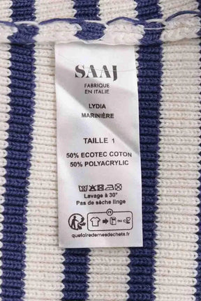 Jupe Saaj Blanc en Coton