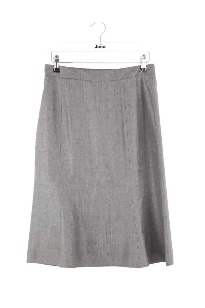 Jupe Saint Laurent Gris en Laine, taille M - Seconde Main