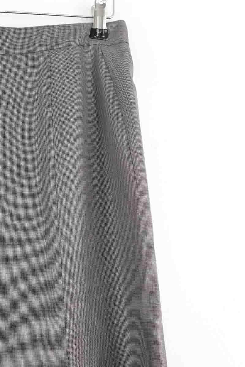 Jupe Saint Laurent Gris en Laine