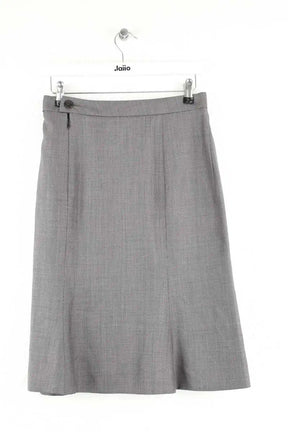 Jupe Saint Laurent Gris en Laine