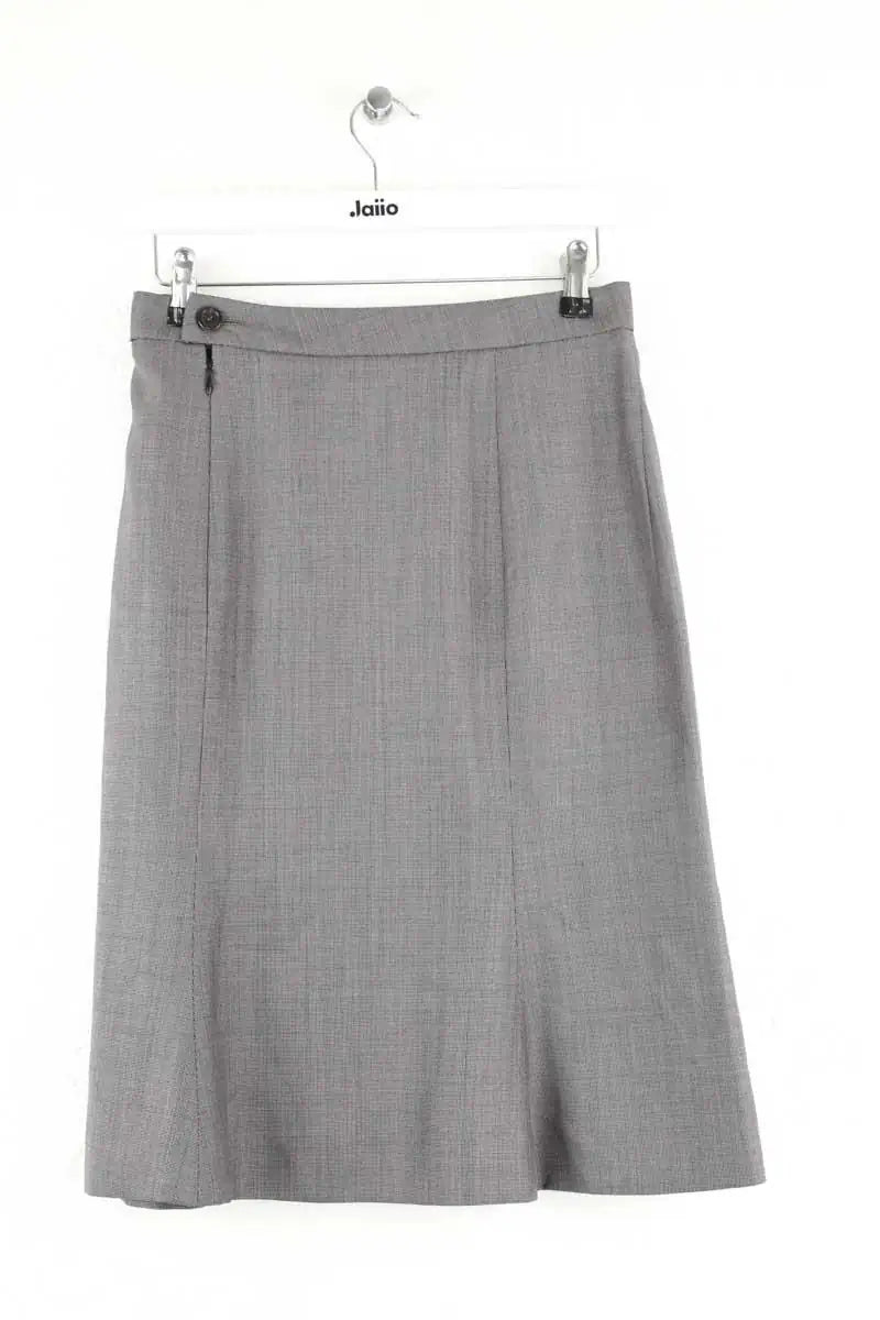 Jupe Saint Laurent Gris en Laine