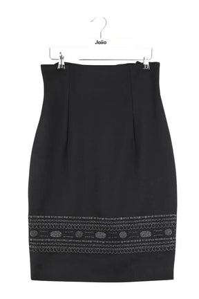 Jupe Saint Laurent Noir en Laine, taille M - Seconde Main