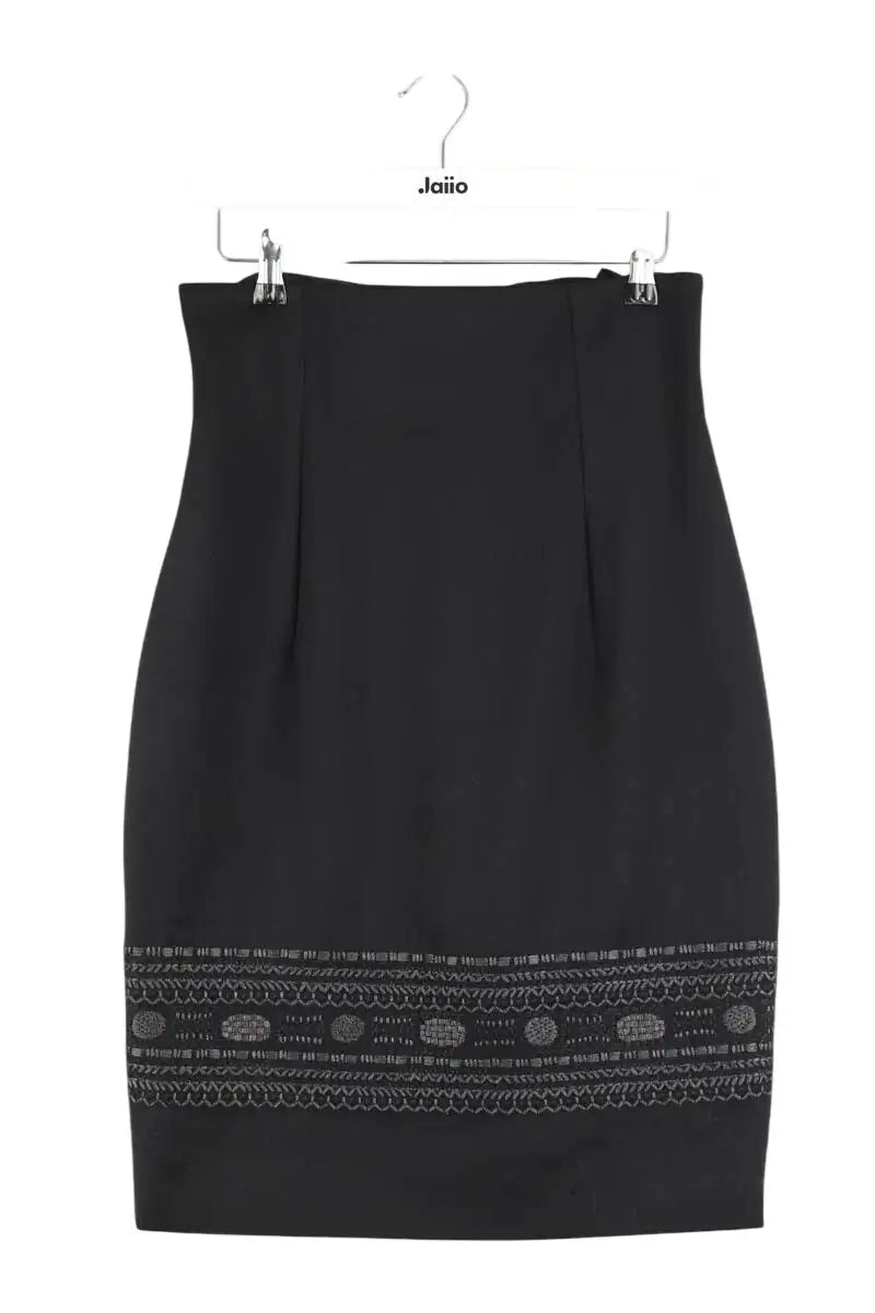 Jupe Saint Laurent Noir en Laine, taille M - Seconde Main
