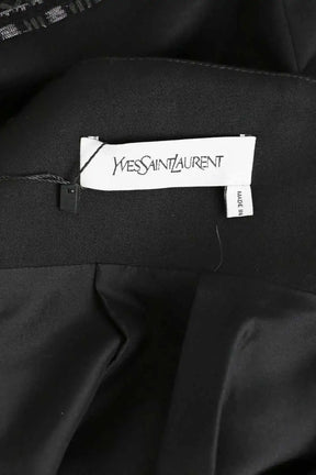 Jupe Saint Laurent Noir en Laine