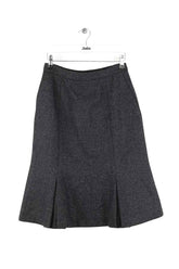 Jupe Saint Laurent Noir en Laine, taille M - Seconde Main