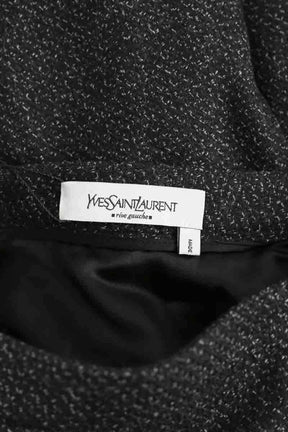 Jupe Saint Laurent Noir en Laine