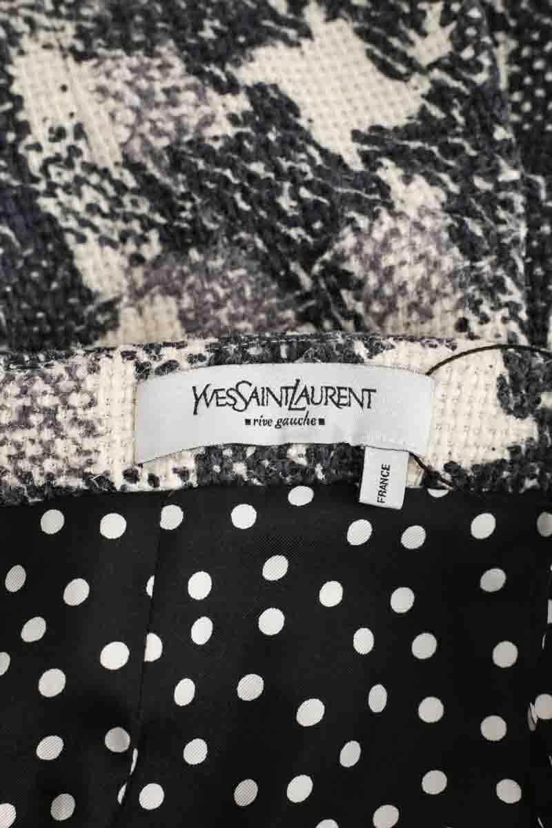 Jupe Saint Laurent Noir en Soie