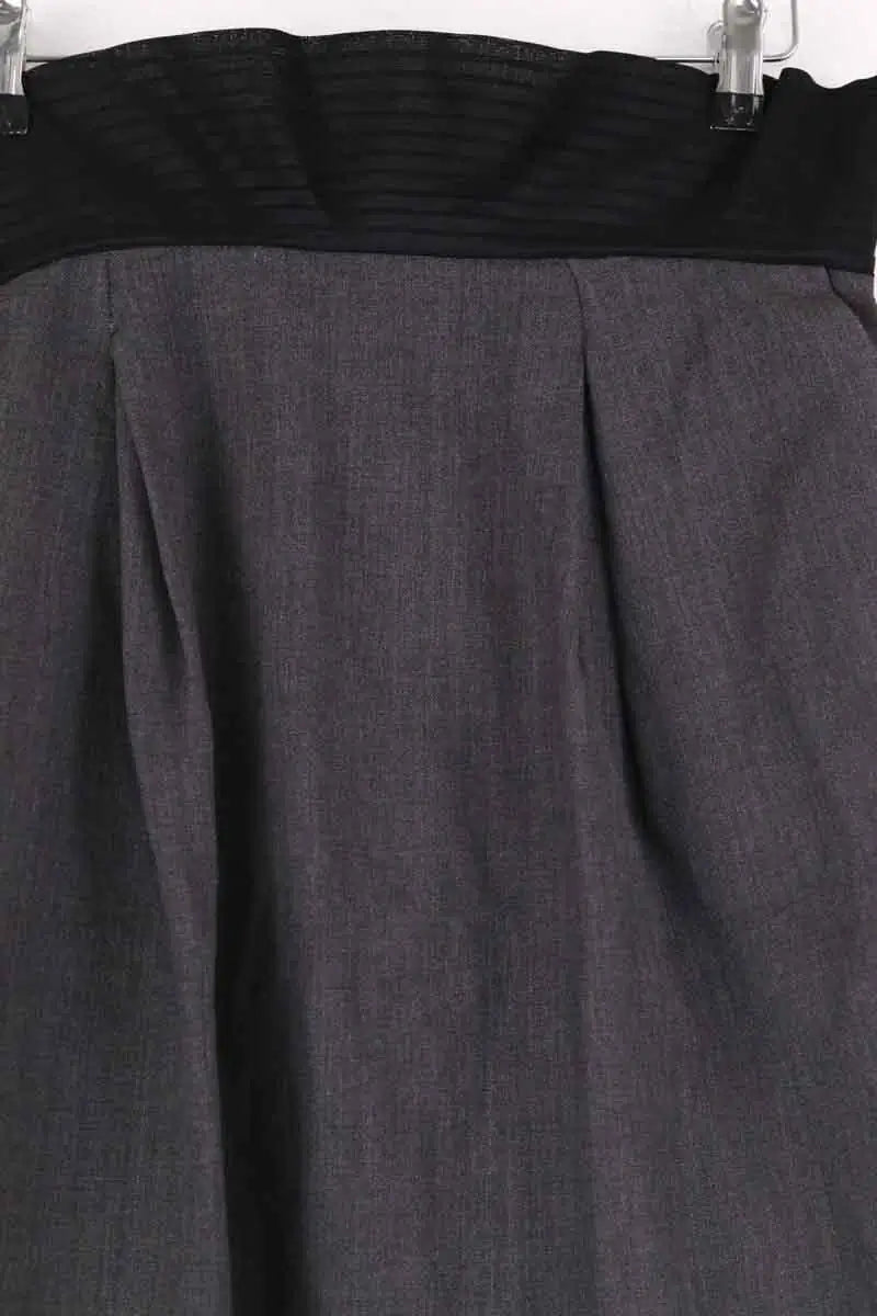 Jupe Sandro Anthracite en Laine
