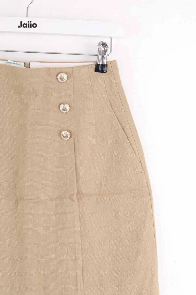 Jupe Sandro Beige en Coton