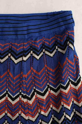 Jupe Sandro Bleu en Coton