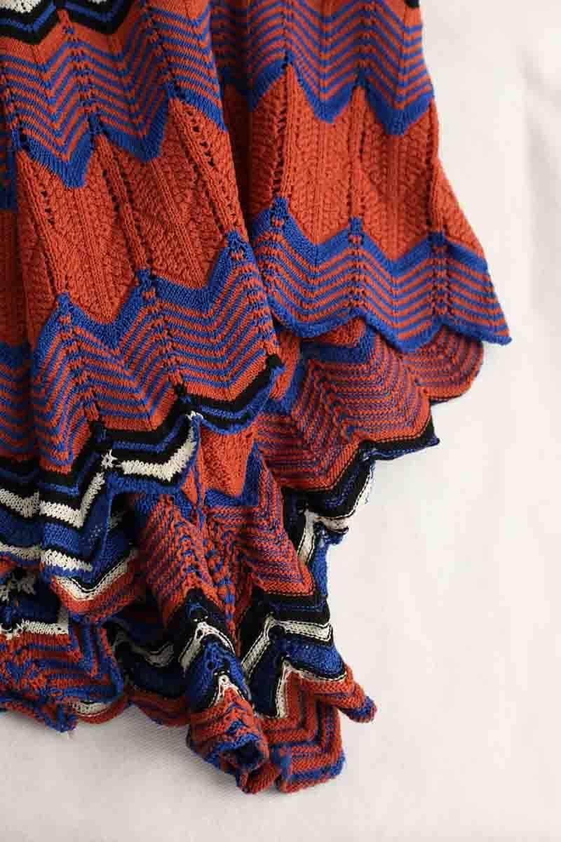Jupe Sandro Bleu en Coton