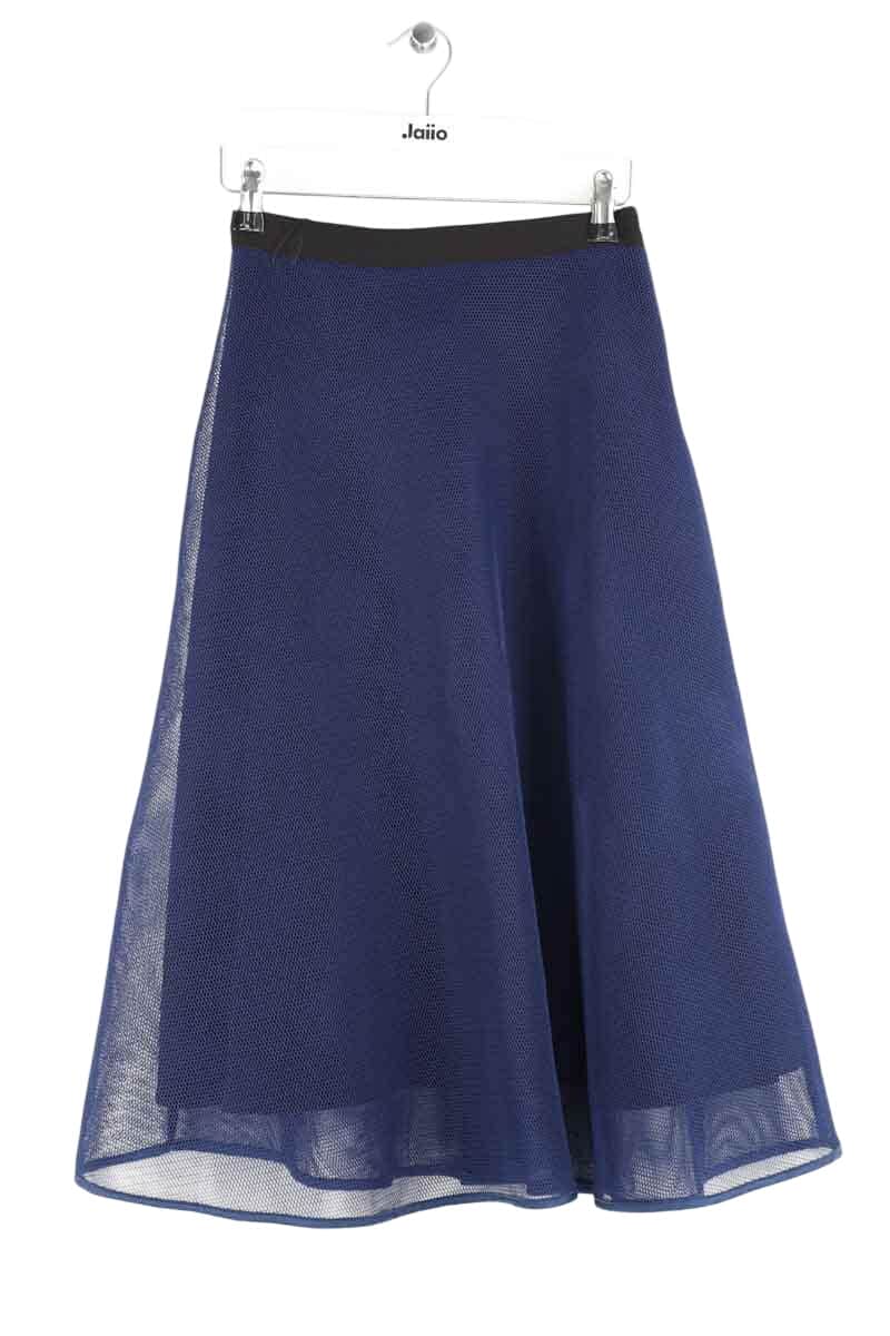 Jupe Sandro Bleu en Polyester, taille S - Seconde Main