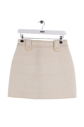 Jupe Sandro Ecru en Laine, taille S - Seconde Main