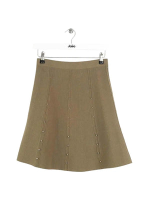 Jupe Sandro Kaki en Viscose, taille S - Seconde Main