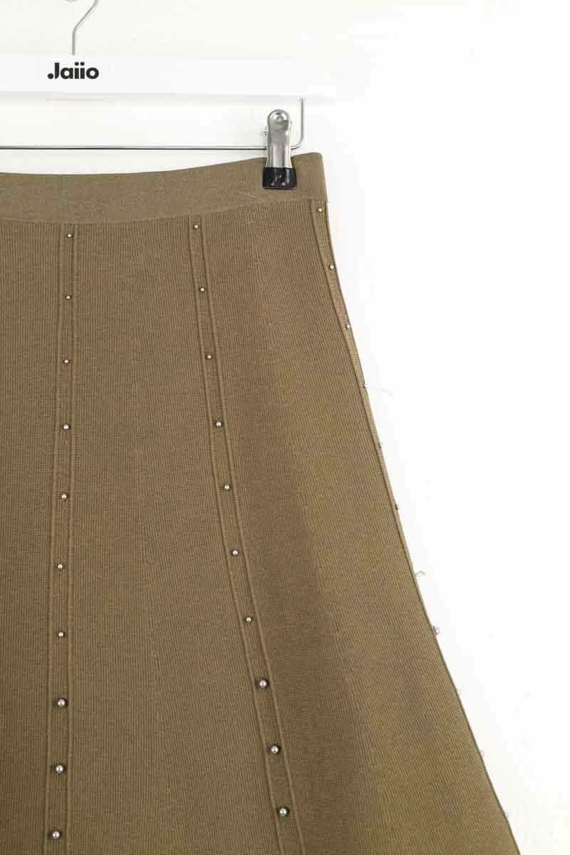 Jupe Sandro Kaki en Viscose