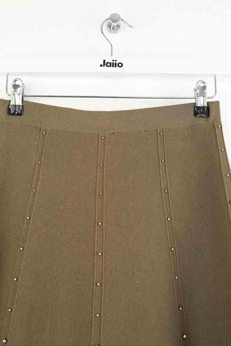 Jupe Sandro Kaki en Viscose