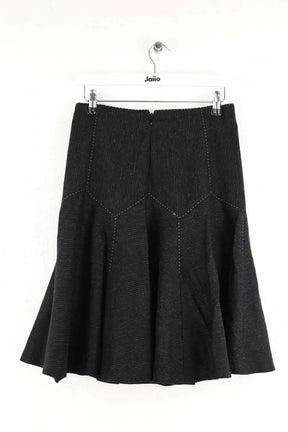 Jupe Sandro Noir en Cuir