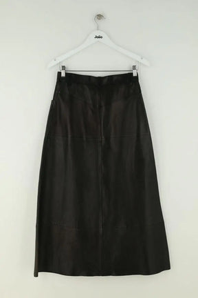 Jupe Sandro Noir en Cuir
