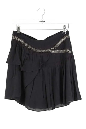 Jupe Sandro Noir en Polyester, taille M - Seconde Main