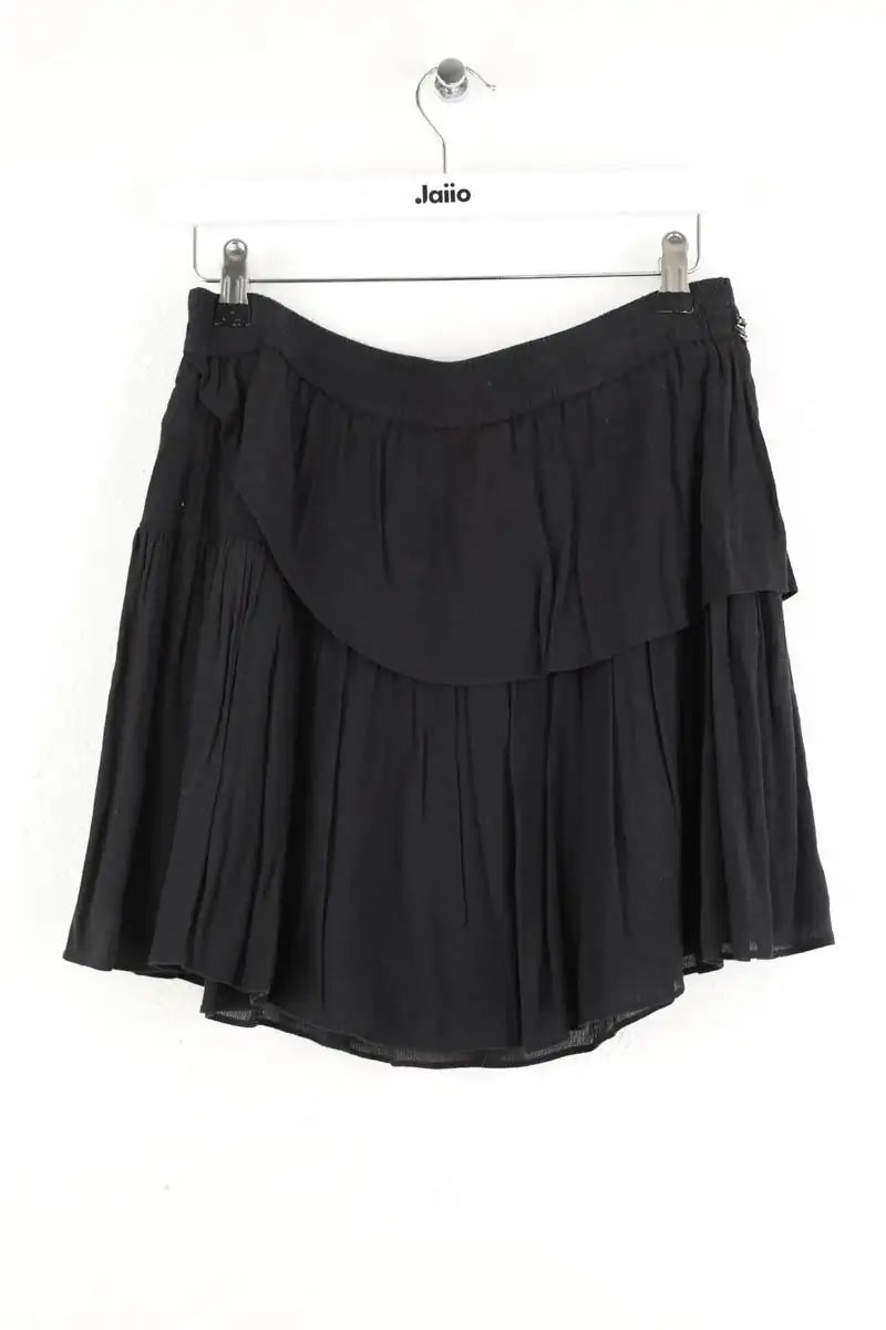 Jupe Sandro Noir en Polyester