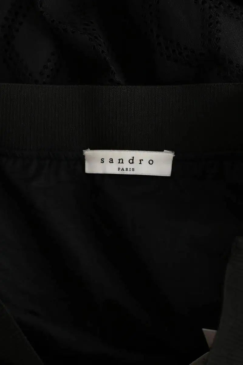 Jupe Sandro Noir en Synthétique