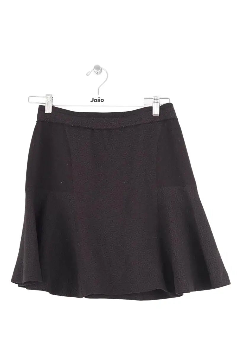 Jupe Sandro Noir en Synthétique, taille M - Seconde Main