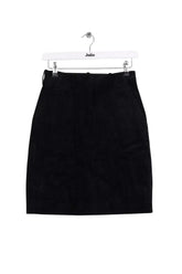 Jupe Sandro Noir en Velours, taille S - Seconde Main