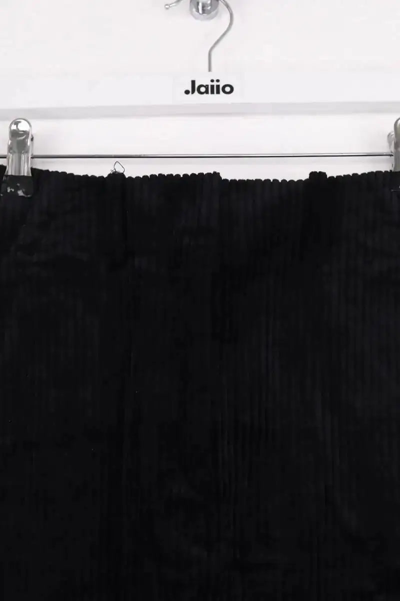 Jupe Sandro Noir en Velours